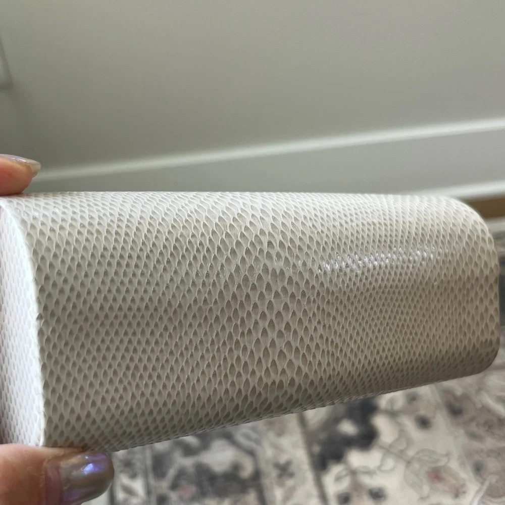 Jimmy Choo Beige Snake Print Sunglasses Case